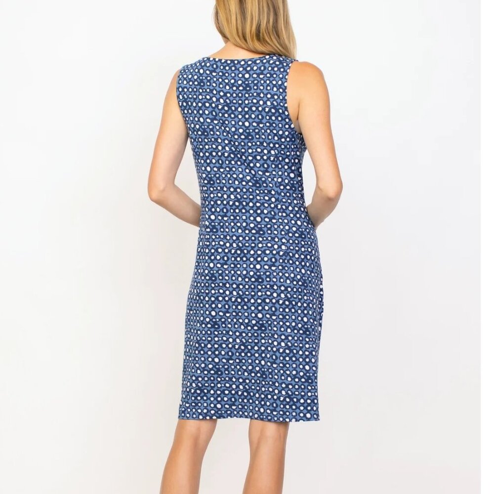 Habitat Swing Pocket Dress Navy Dot NWT - Picture 2 of 10